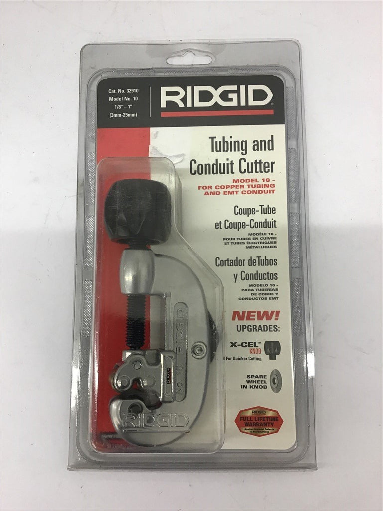 Ridgid 32910 Tubing And Conduit Cutter Model 10 1/8"-1"