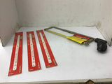 GreatNeck 3-1/8" Depth Cut Hacksaw & Vermont American Saw Blade 12"