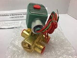 Asco 8321G004 Solenoid Valve 3/8 10-200Psi 6.1W 60Hz /8.1 50Hz