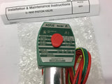 Asco T981466 Solenoid Valve 3/8 10-200Psi 6.1W 60Hz 8.1W 60Hz