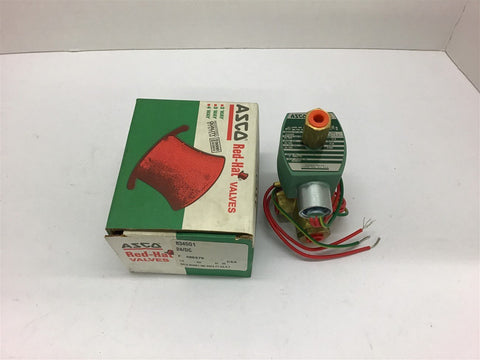 Asco 8345G1 Solenoid Valve 1/4 Pipe 11.6 Watts 24DC 10-100Psi