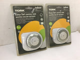Tork 401A Easty-Set Lighting Timer Indoor Lot of 2