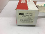 Gems Sensor Flow Switch Paddle Type 29609 FS-550 120/240V 20VA