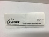 Gems Level Switch 26717 LS-1950 100VA