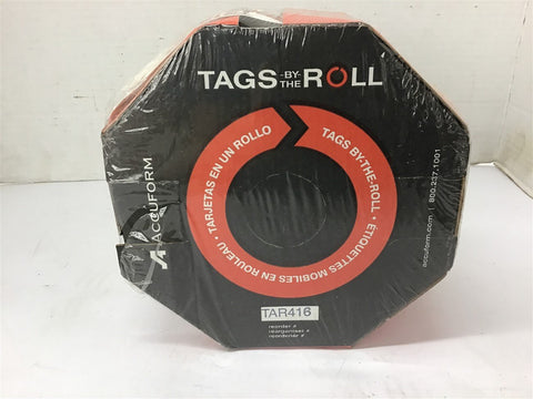Accuform Signs TAR416 Tags By-The-Roll Lockout Tags