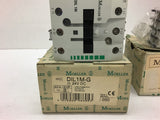 Moeller DIL1M-G Contactor 24 VDC w/ 22DDILM Contact Block