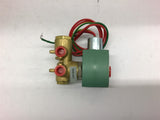 Asco 8345H3 Solenoid Valve 1/4" Pipe 11.6 Watts 10-100 PSI