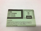 Asco 92-648 Spare Part Kit Lot of 2