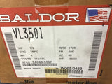 Baldor VL3501 1/3 HP AC Motor 115/230 Volts Single Phase 1800 Rpm 4P 56C Frame