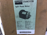 Dayton 6K517B Split Phase motor 1/4 Hp 115 Volts 1725 Rpm 48 Frame