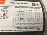 Dayton 2N102BB 1/3 HP AC Motor 208-230/460 volts 1725 rpm 56 Frame