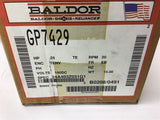 Baldor GP7429 .28 HP DC Gear Motor 180 Volts 20 Rpm
