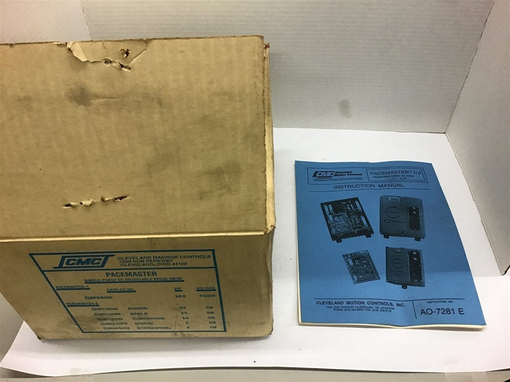 Cleveland Pacemaster MPB-04343 Adjustable Speed DC Drive