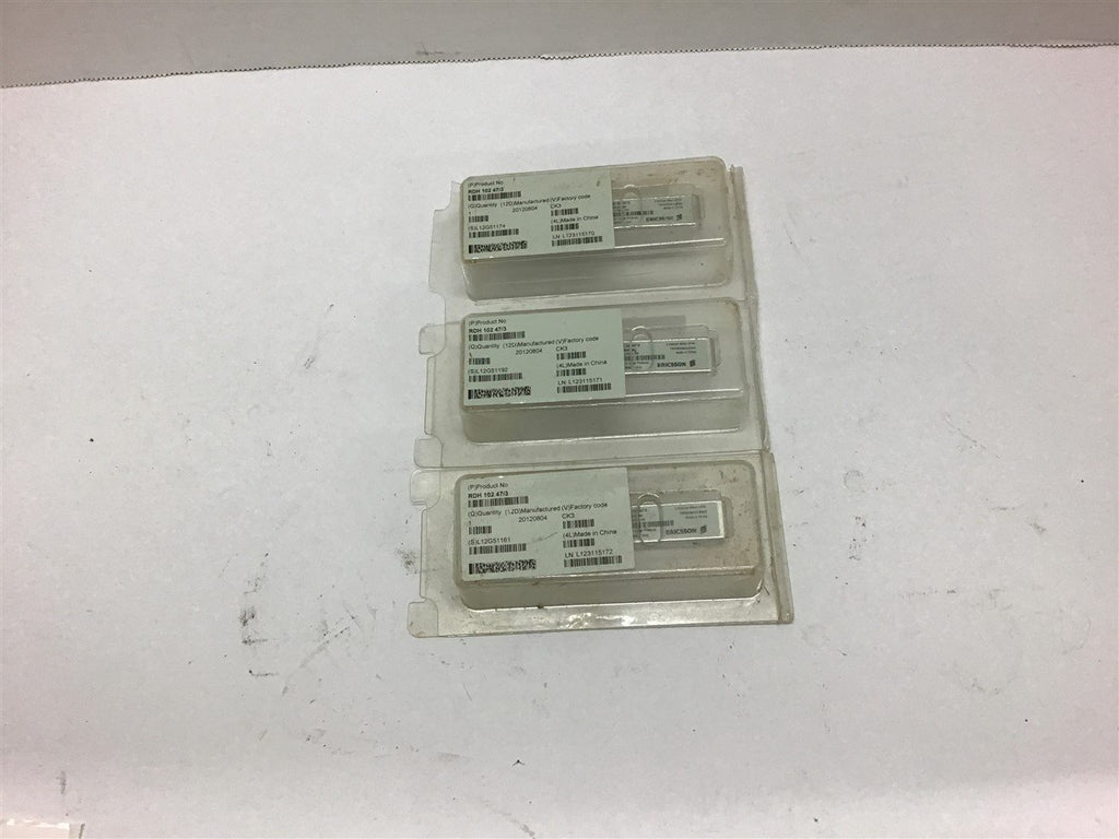 Ericsson RDH 102 47/3 Optical Transceiver Lot of 3
