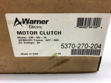 Warner Electric Motor Clutch 5370-270-204