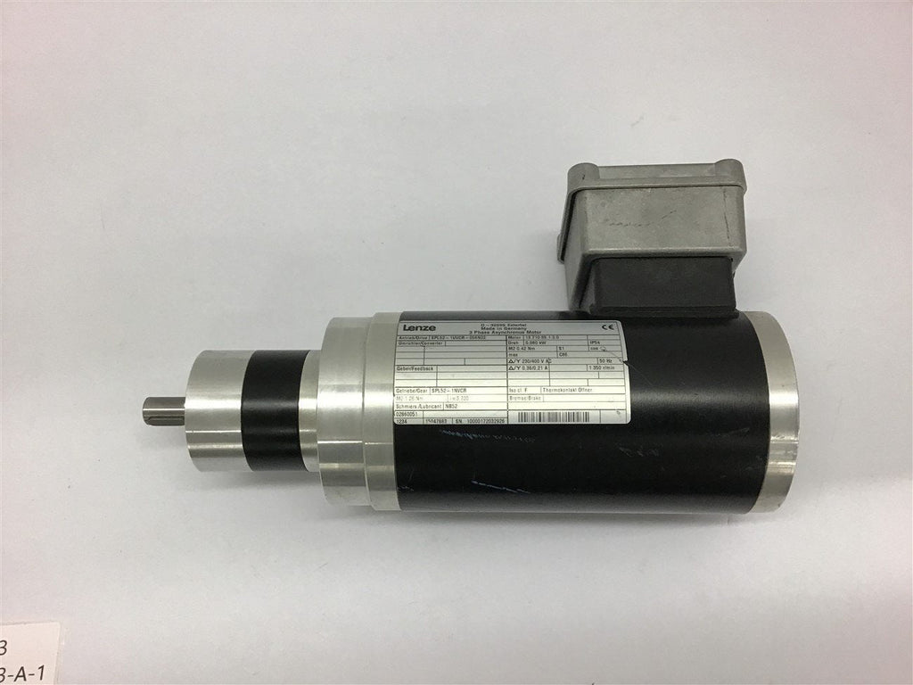 lenze gear motor Lenze 13.710.55.1.2.0 Drive /Gear Motor AC Planetary SPL52-1UVCR-056N2 – BME Bearings and Surplus