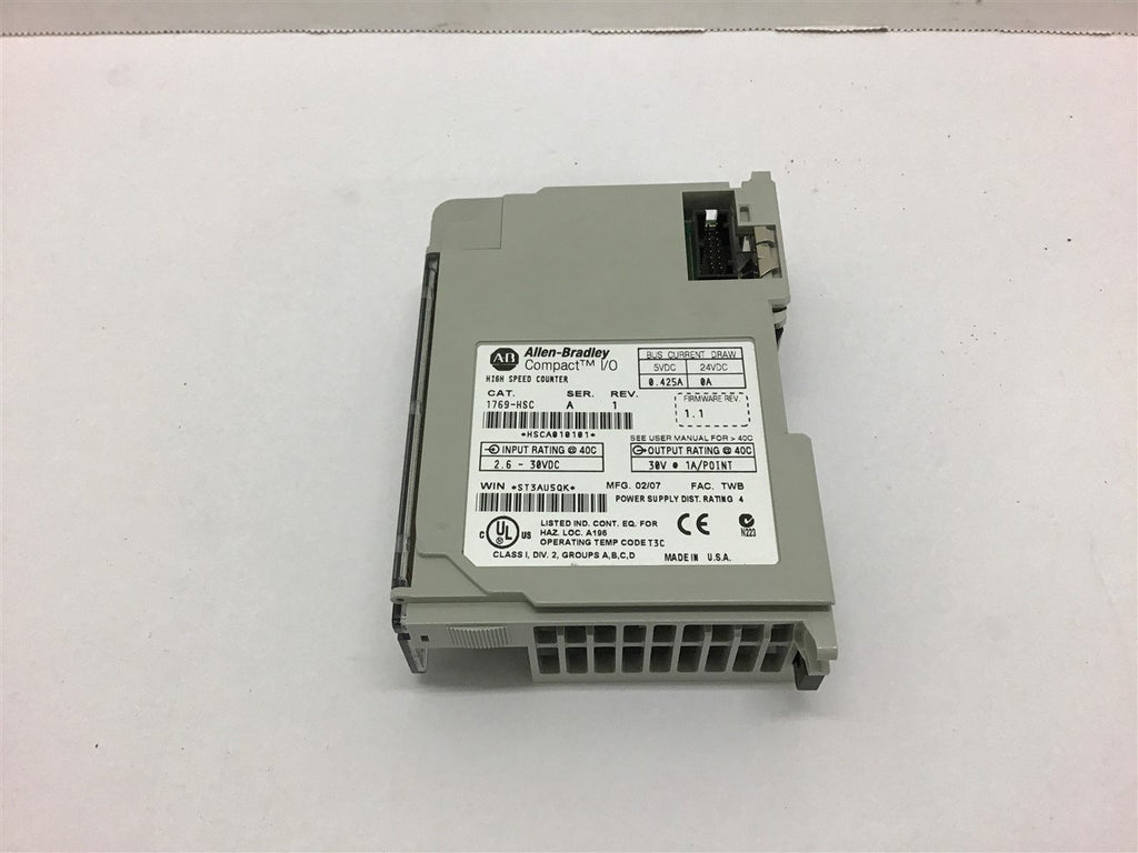 Allen-Bradley 1769-HSC High Speed Counter Module Ser. A Rev. 1