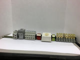 Allen Bradley 700-CF400 Contactor 1492-JG4 Terminal Block &Contact 26" DIN Rail