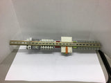 Allen Bradley 700-CF400 Contactor 1492-JG4 Terminal Block &Contact 26" DIN Rail