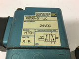 Mac Valves 225B-611 JC 24VDC 8.5 Watts M791 w/ QJ90-1081-B Cylinder