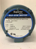 Superior Electric SS700U Synchronous Motor 120 Vac 1.1 Amps 60/72 RPM