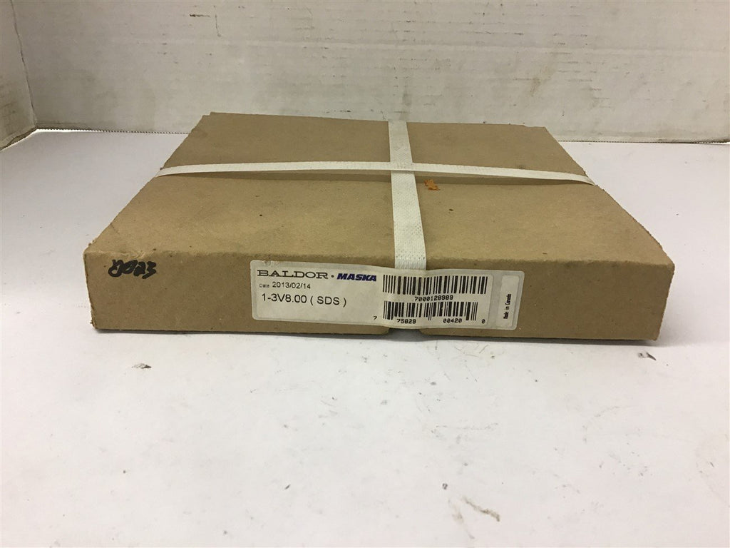 Baldor 1-3V8.00 SDS Single Groove Pulley 3V Belt Width uses SDS Bushing