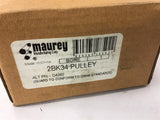 Maurey 2BK34 Pulley 2 Groove 1" Bore