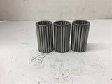 Journal Roller Bearings 2 1/2" Long 1" ID Lot Of 3