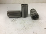 Journal Roller Bearings 2 1/2" Long 1" ID Lot Of 3
