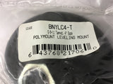 Polymounts BNYLC4-T 5/8-11 Tapped 4" Base Leveling mount Lot Of 4