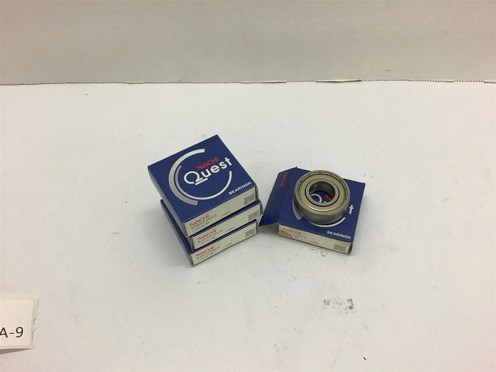 Nachi Quest 620ZZEC3 16x34x10mm Ball Bearing Lot of 4