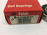 Fafnir 208PP-40 x 80 x 18mm Rubber Seal Bearing