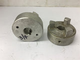 Hayes Aluminum 3/4" Jaw Couplings Lot of 2