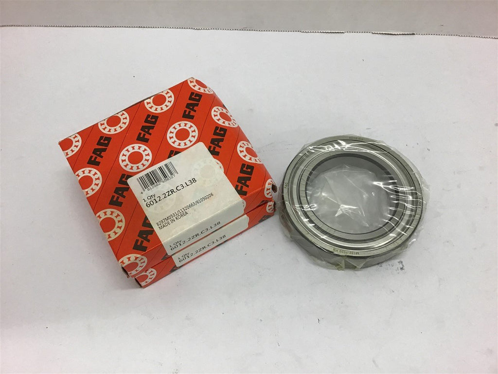 FAG 6012.2ZR.C3.L38 Bearing Lot of 2