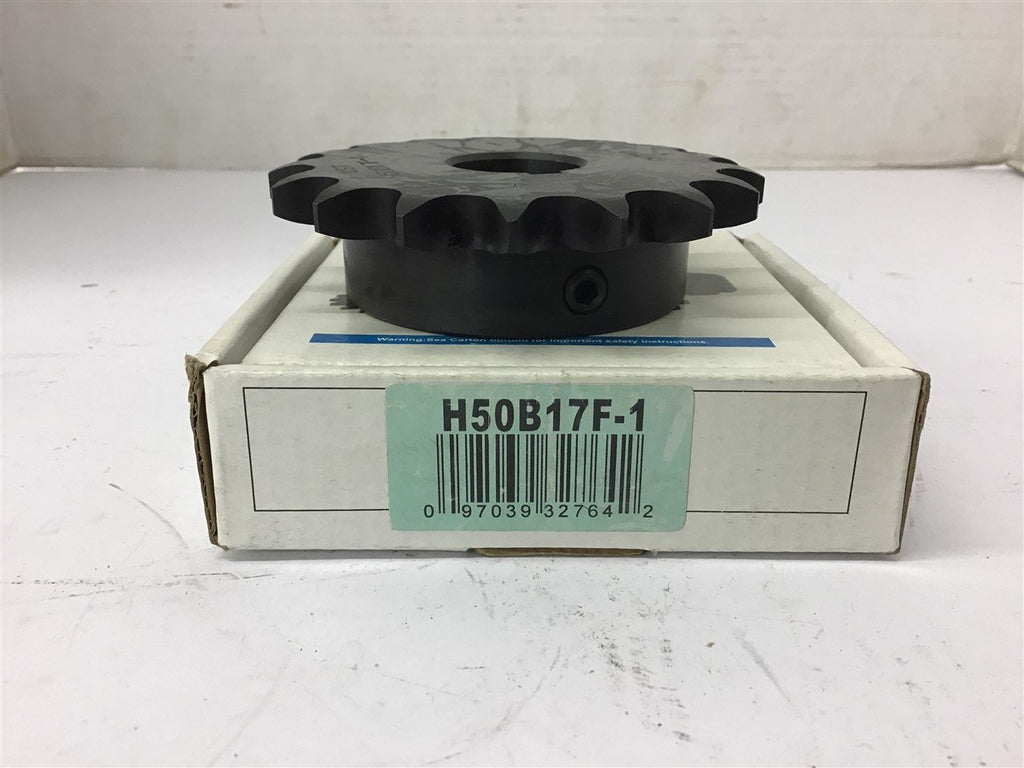 Tsubaki H50B17F-1 Sprocket 50 Chain 17 Teeth 1" bore