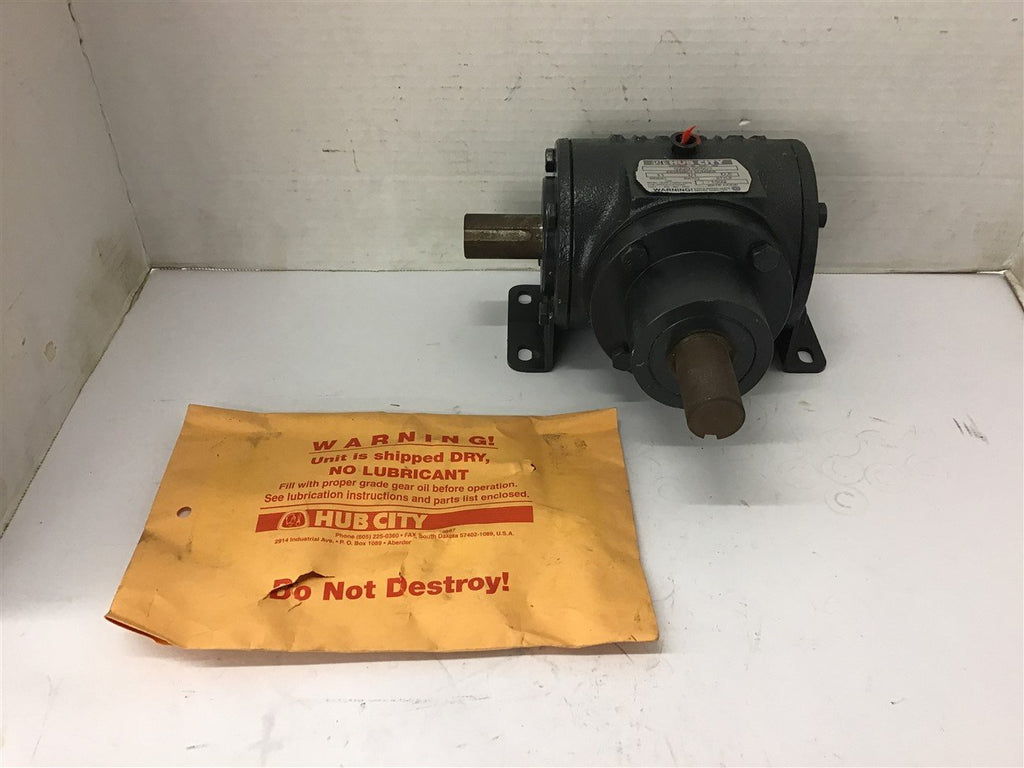 Hub City 0220-00503 Model 11 1:1 RAtio Gear Reducer