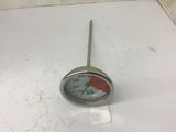 TN3.X0393 3" x8" x 1/2" R Air Pressure Gauge