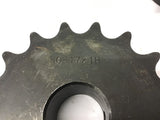 50-17x1H Sprocket 50 Chain 17 Teeth 1" Bore Lot Of 3
