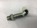 90 Degree Steel Fittings 3/8" JIC x 3/8" Boss w/ Rubber Gasket Lot Of 11