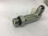 90 Degree Steel Fittings 3/8" JIC x 3/8" Boss w/ Rubber Gasket Lot Of 11
