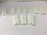 UHMW 3 3/4" x 1 1/2" W x 3/8" Thick Lot Of 10
