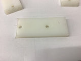 UHMW 3 3/4" x 1 1/2" W x 3/8" Thick Lot Of 10