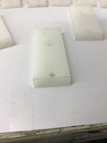 UHMW 3 3/4" x 1 1/2" W x 3/8" Thick Lot Of 10