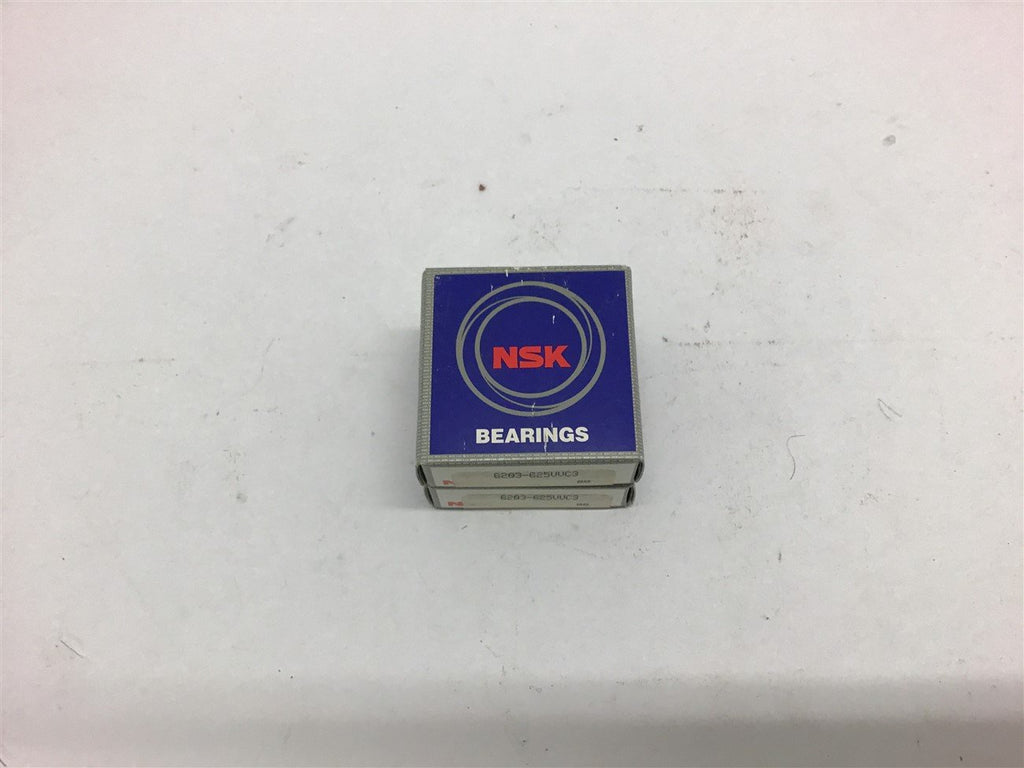 NSK 6203-625VVC3 Ball Bearing Lot of 2