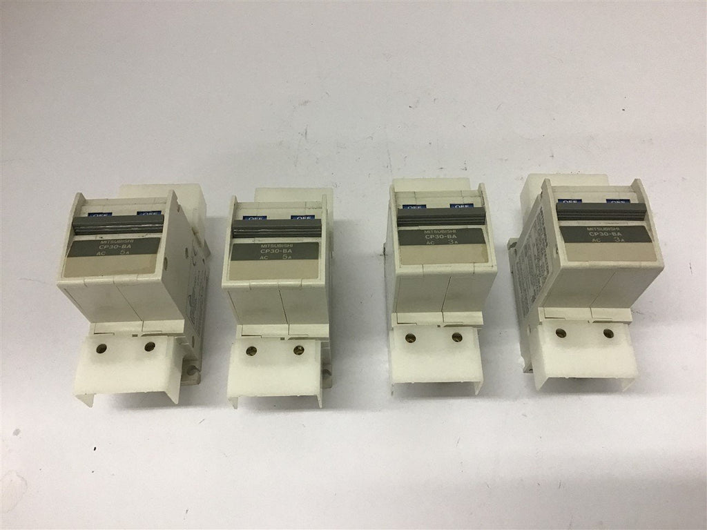 Mitsubishi CP30-BA 3 Amp Circuit Breaker Lot Of 4