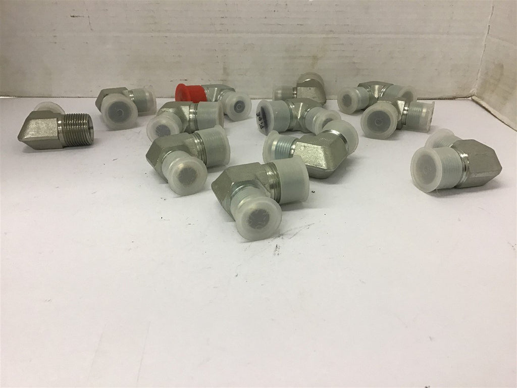 Male Elbow Pipe 3/4"x 7/8" JIC Fitting Lot Of 12