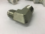Male Elbow Pipe 3/4"x 7/8" JIC Fitting Lot Of 12