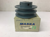 Maska 2MA35X1 2 Groove Pulley 1" Bore