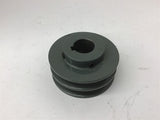 2AK34-1 Pulley 2 Groove 1" Bore