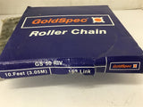 Goldspec GS 50 Riv Roller Chain 10 Ft Long